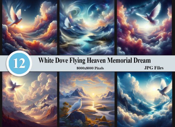 Download White Dove Flying Heaven Memorial Dream - Heaven Collection