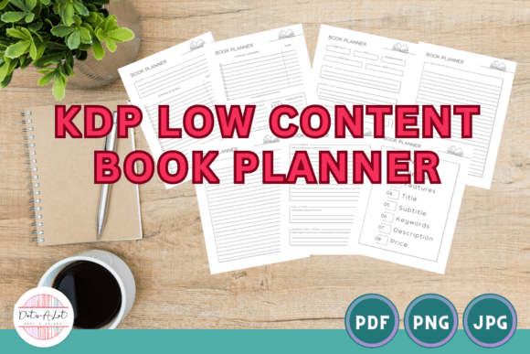 Download KDP Low Content Book Planner - Low content book Collection