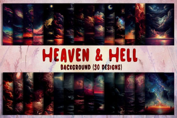 Download Heaven &amp; Hell Background Bundle - Heaven Collection