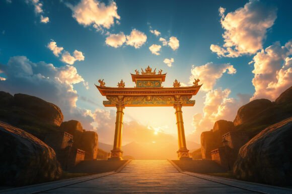 Download Gates to Heaven Background - Heaven Collection