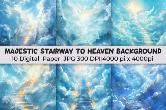 Download Majestic Stairway to Heaven Background - Heaven Collection