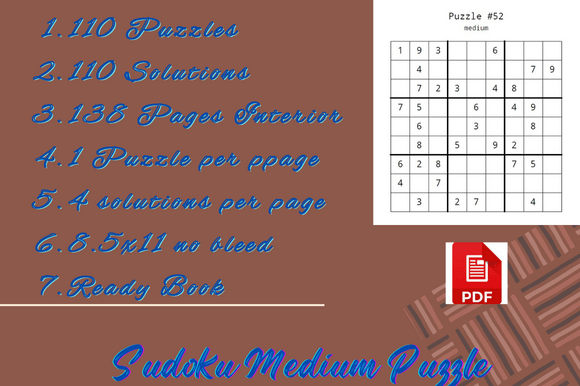 Download Sudoku Puzzle of Low Content Book - Premium Bundle