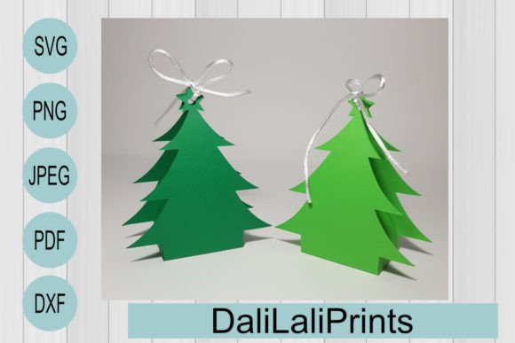 Download Christmas Tree Box Gift Box Template - Gift box template Collection