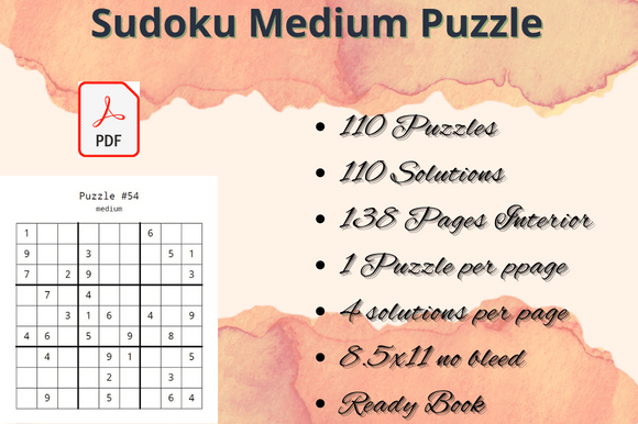 Download Sudoku Puzzle of Low Content Book - Low content book Collection