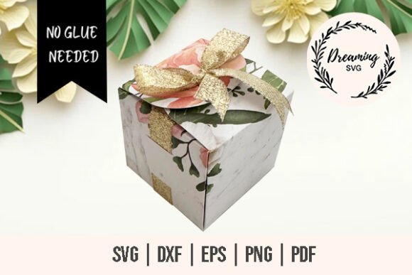 Download Gift Box Template SVG - Party Favor Box - Gift box template Collection