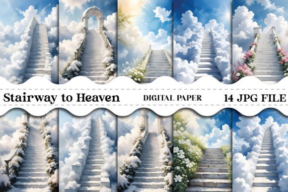 Download Stairway to Heaven Memorial Background - Heaven Collection
